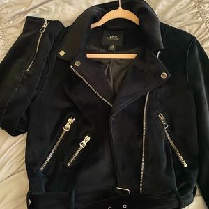 Viva couture Velvet Biker Jacket